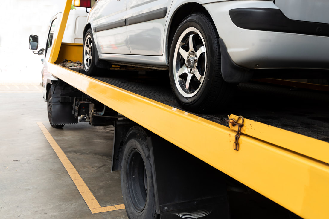 an image of flat tire assistance in Broomfield, Colorado